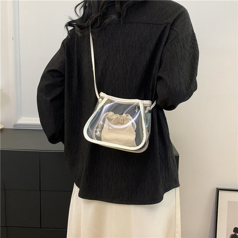 Transparent Mini Bucket Bag Kalsten