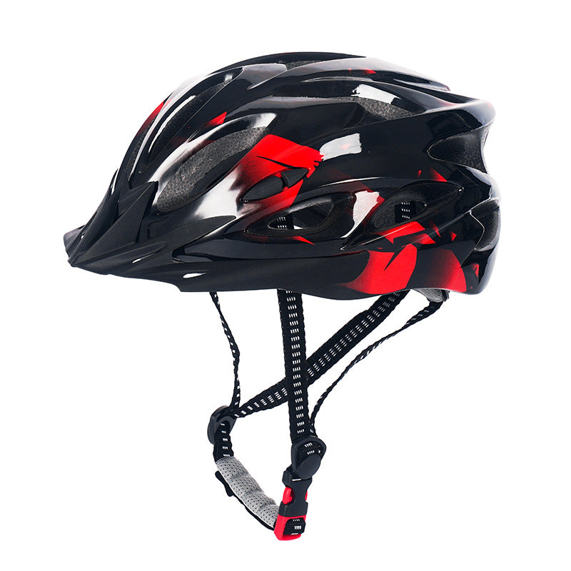 adjustable ventilated road and mountain cycling helmet with visor and rear dial fit Kalsten