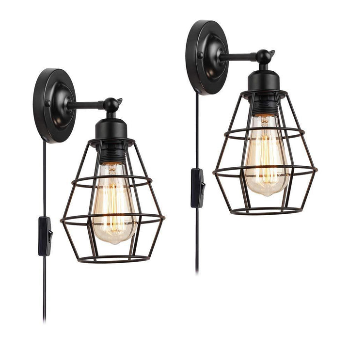 Industrial Cage Wall Sconce