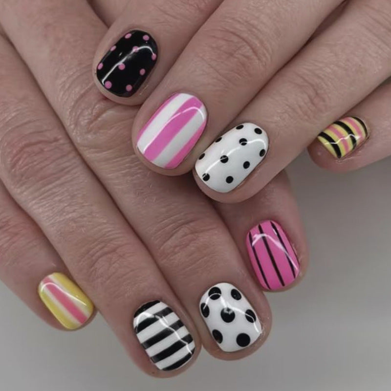Creative Multi-Pattern Nail Art Enhancements Kalsten