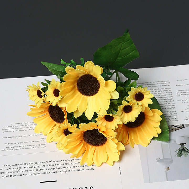 Decorative Sunflower Bouquet for Home Decor Display