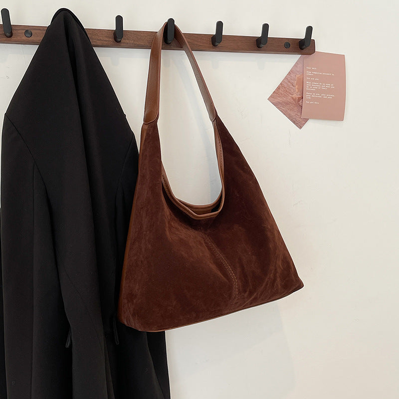 Suede Casual Hobo Bag Kalsten