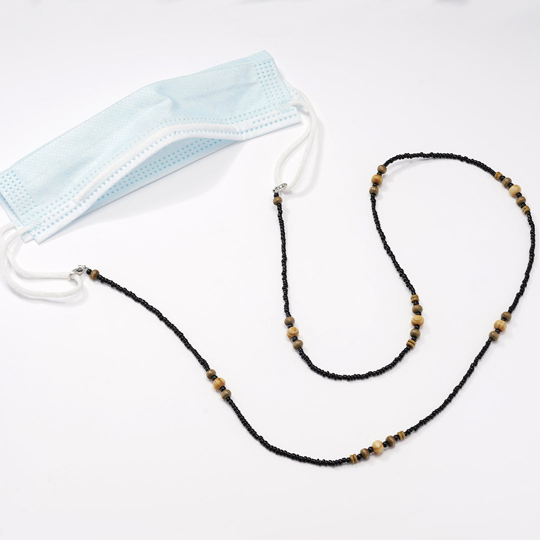 Handmade Wooden Beaded Eyewear Chain kalsten