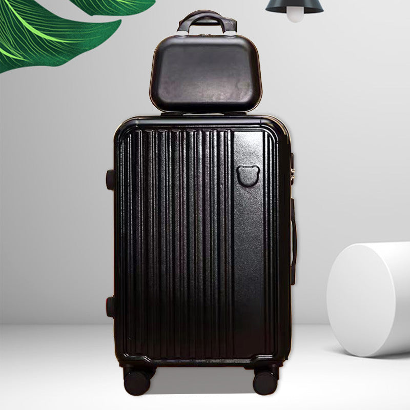 Dual-Compartment Rolling Travel Suitcase Kalsten