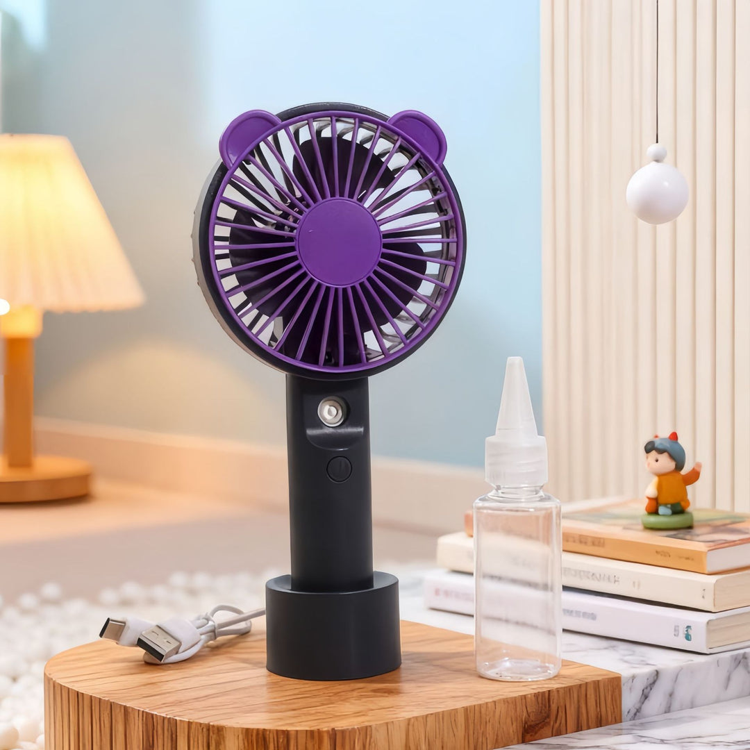 Ladies portable hand fan with spray function Kalsten