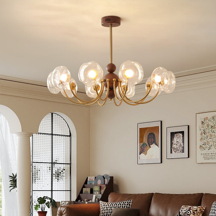 Artistic Glass Pendant Chandelier
