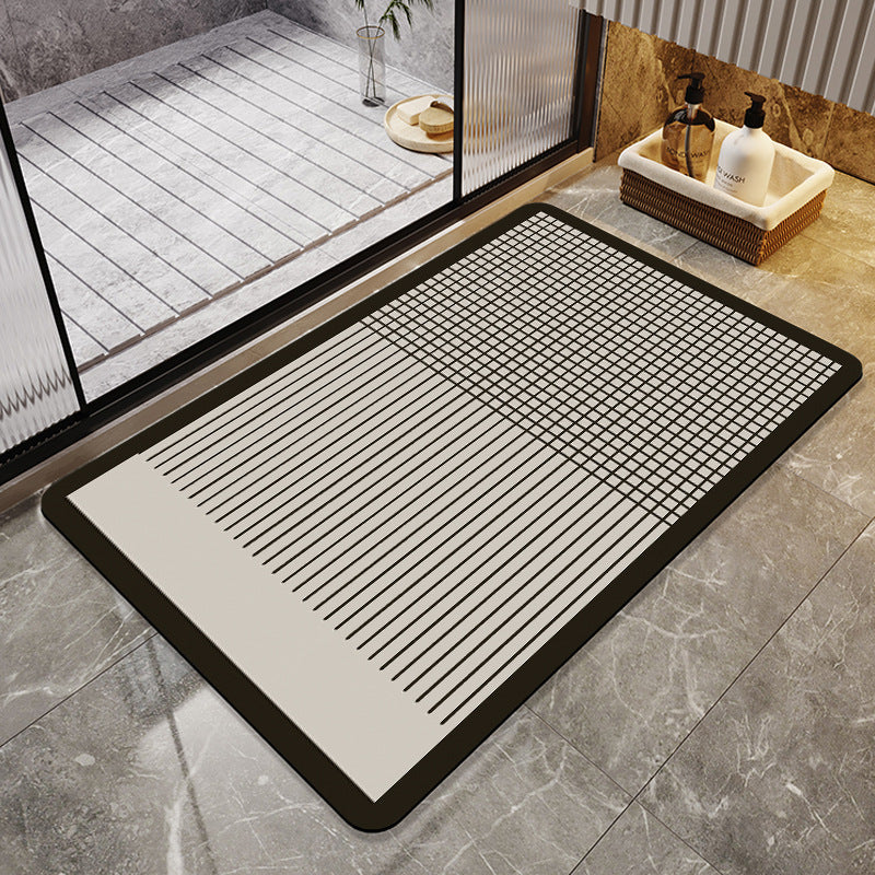 Stylish Geometric Pattern Bath Mat Kalsten