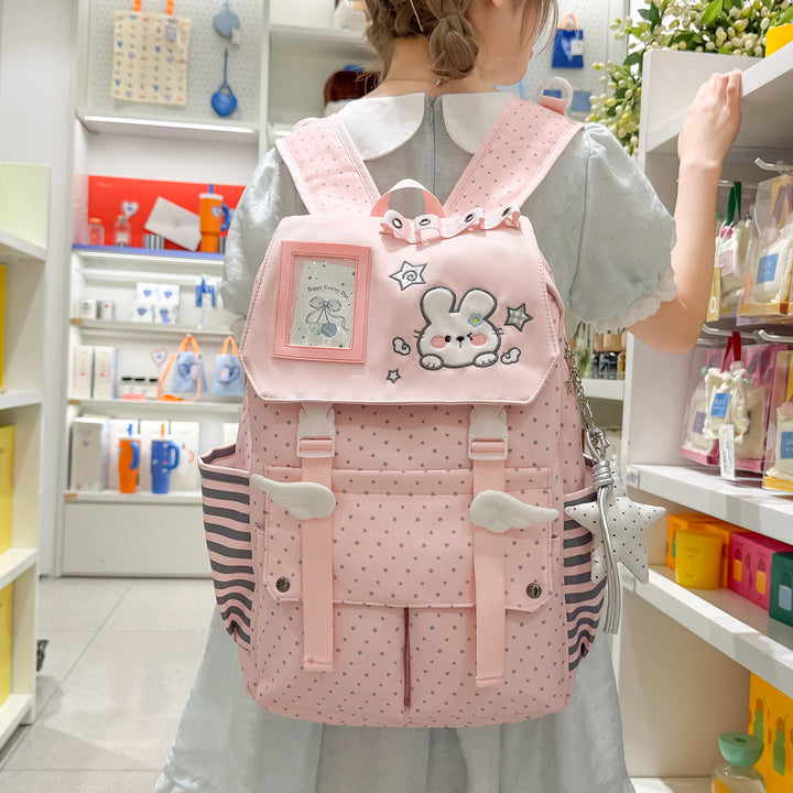 Cute Character Print Backpack Kalsten