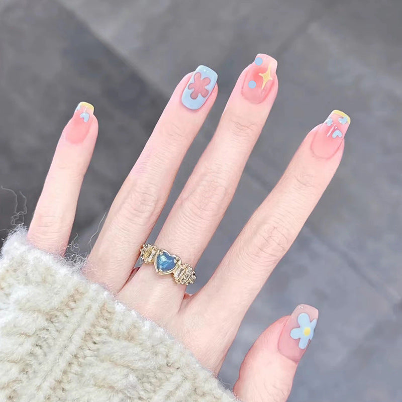 Artistic Floral Nail Art Set