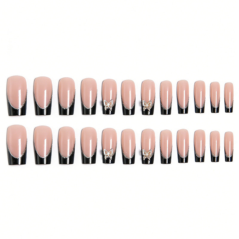 Glamorous artificial nails with detailed decorations Kalsten