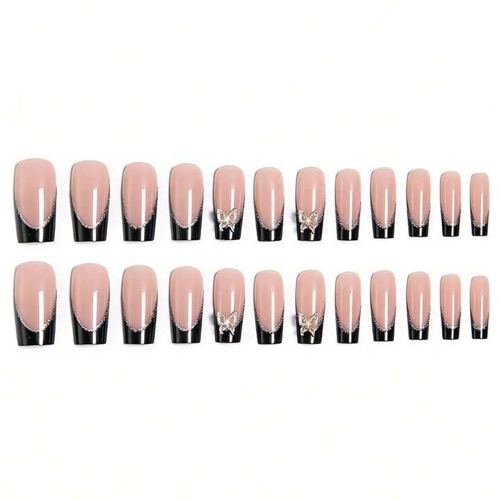 Glamorous artificial nails with detailed decorations Kalsten
