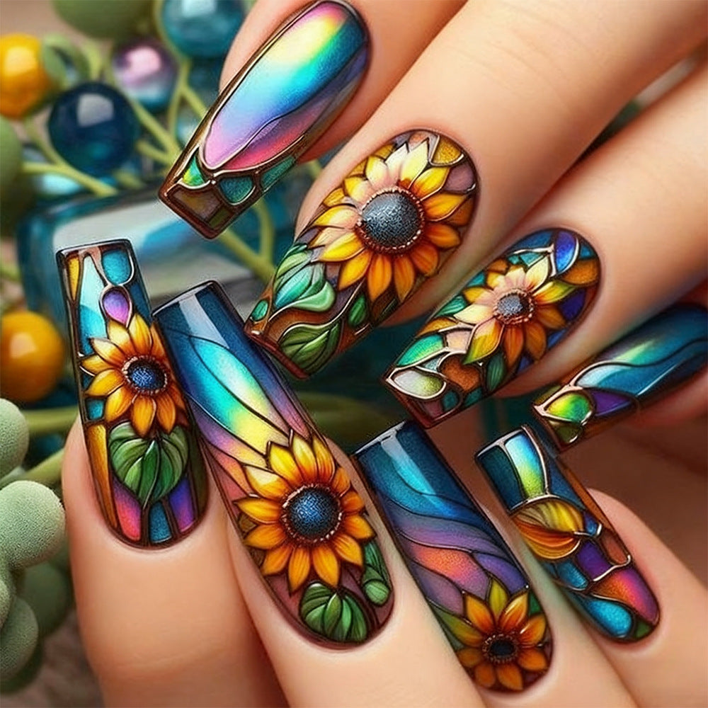 Artistic nail decorations with 3D designs Kalsten