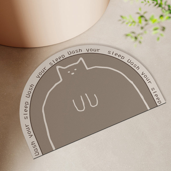 Round Bath Mat Kalsten