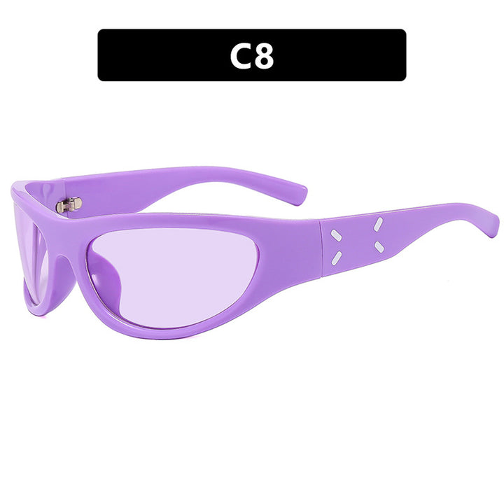 Women's sports sunglasses with ergonomic design and polarized lenses Kalsten