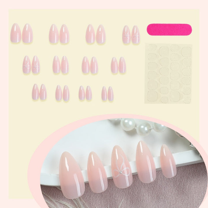 Elegant artificial nails with delicate patterns Kalsten