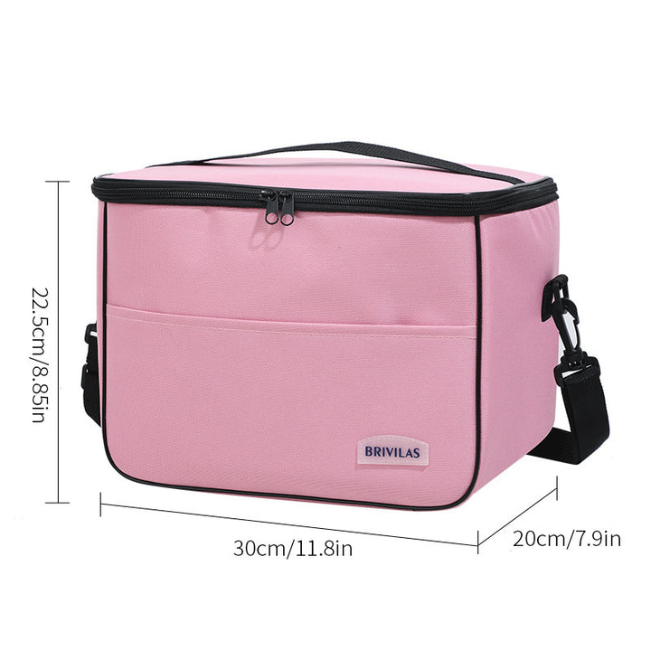 Insulated Multi-Compartment Lunch Cooler