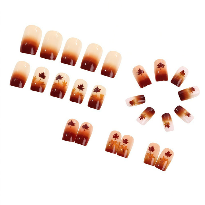 Artificial nails with autumn design Kalsten