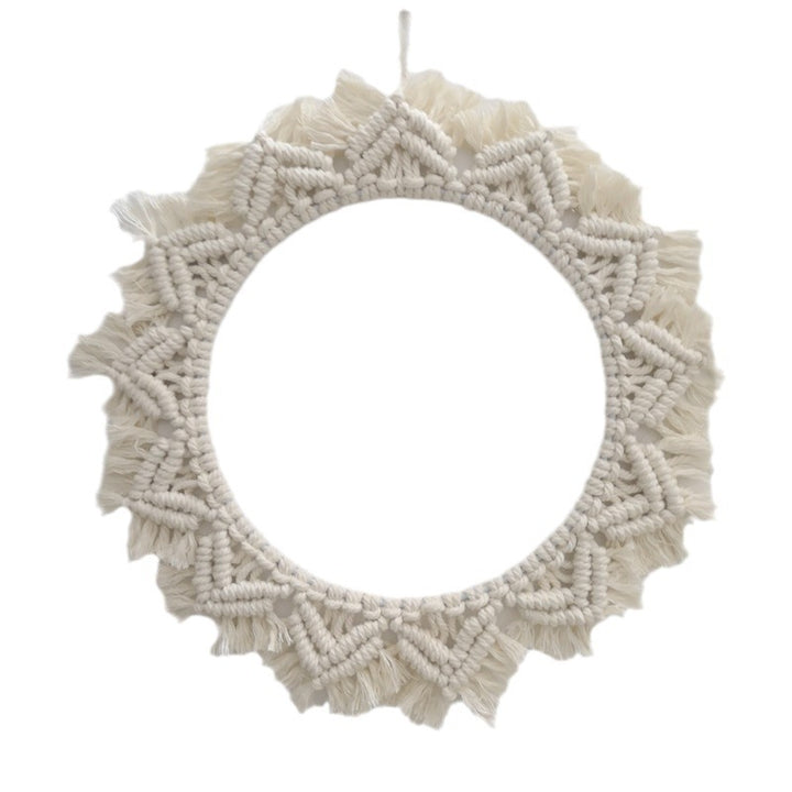 Decorative Macrame Wall Mirror Kalsten