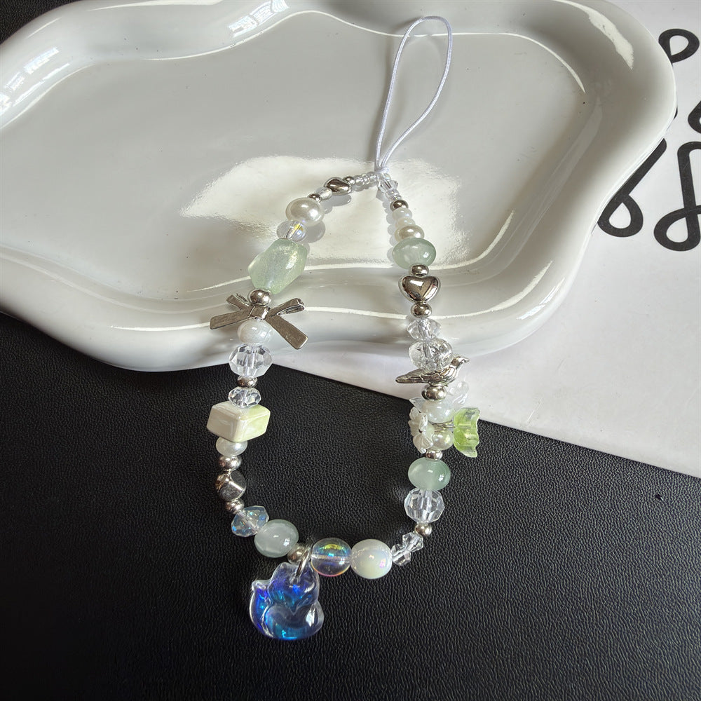Artisanal Beaded Charm Necklace Kalsten