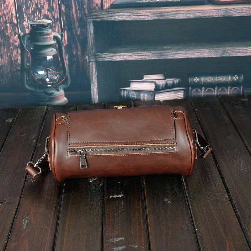 Vintage Leather Crossbody Bag