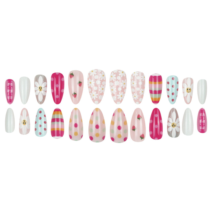 Creative Themed Press-On Nail Art Set Kalsten