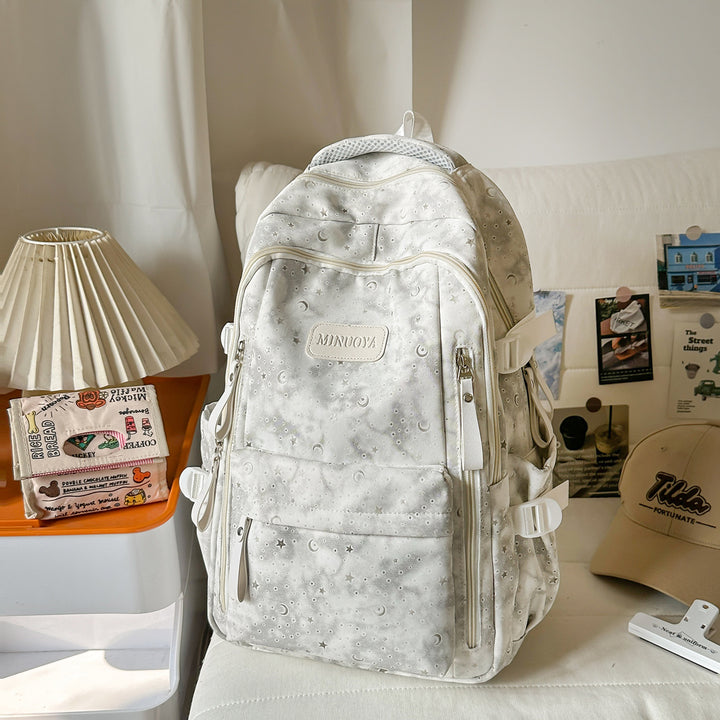 Trendy Stars and Moons Patterned Backpack Kalsten