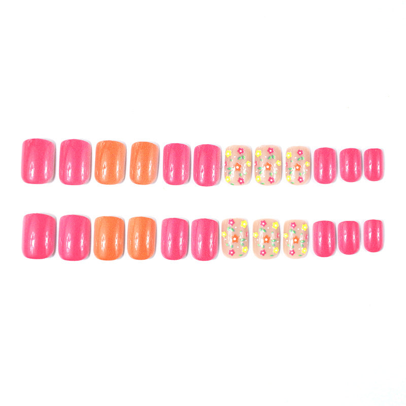 Trendy Floral Nail Art Design Kalsten