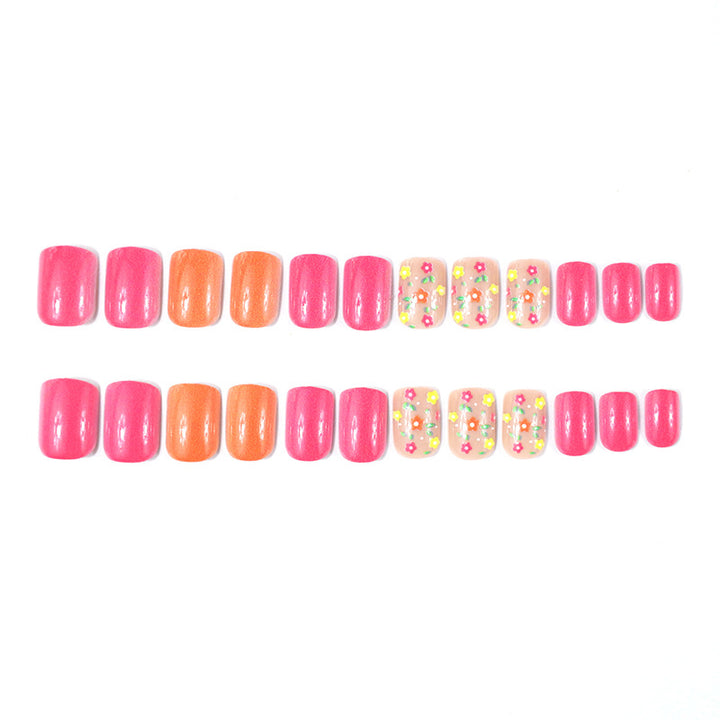 Trendy Floral Nail Art Design Kalsten