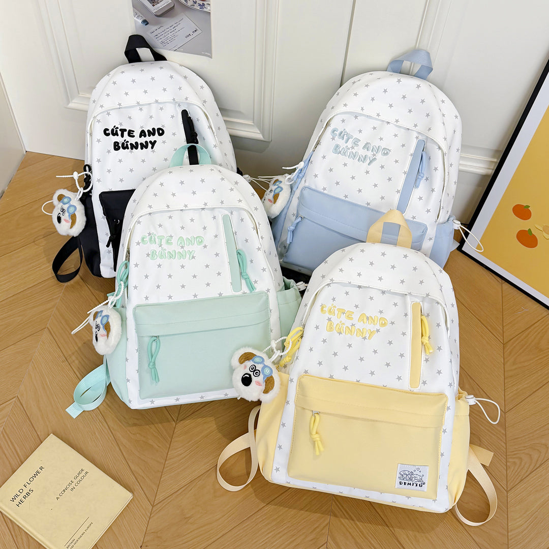 Cute Animal-Themed Canvas Backpack Kalsten