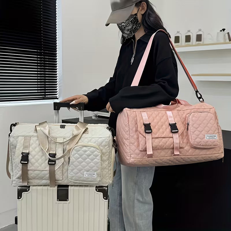 Versatile Quilted Travel Duffel Bag Kalsten