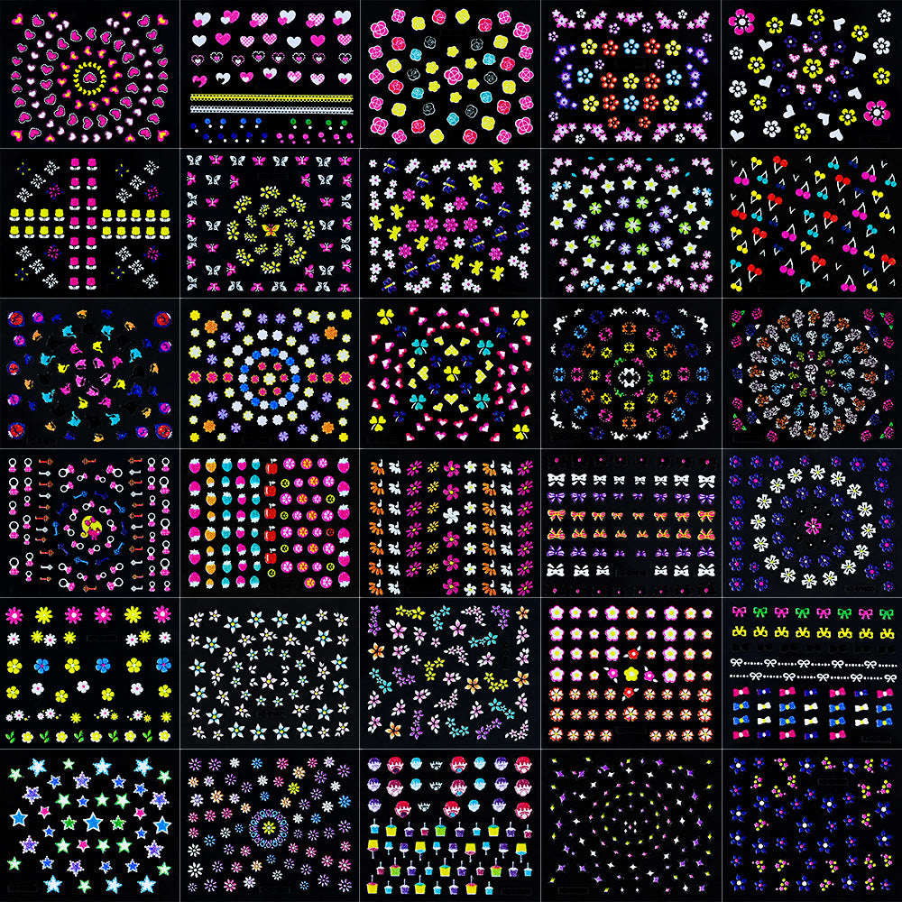Creative Nail Art Sticker Collection