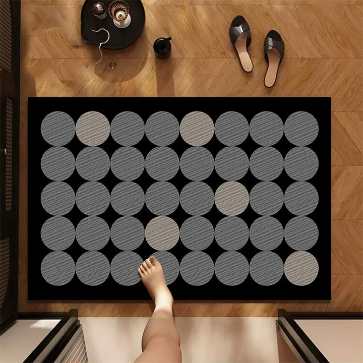 Geometric Patterned Bath Mat