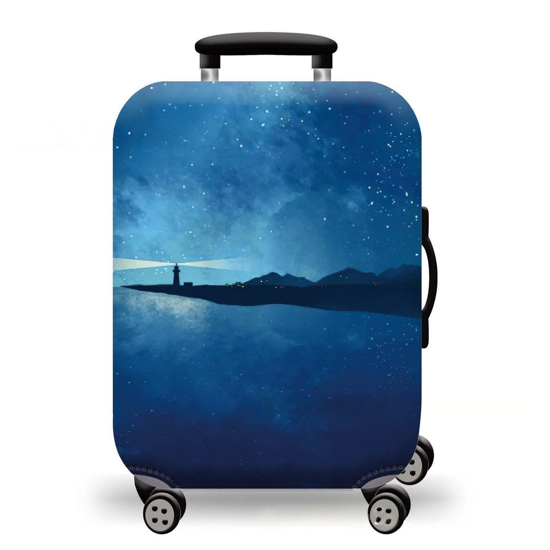Unisex Hard-shell suitcase with stunning mountain landscape design Kalsten