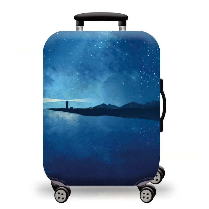 Unisex Hard-shell suitcase with stunning mountain landscape design Kalsten