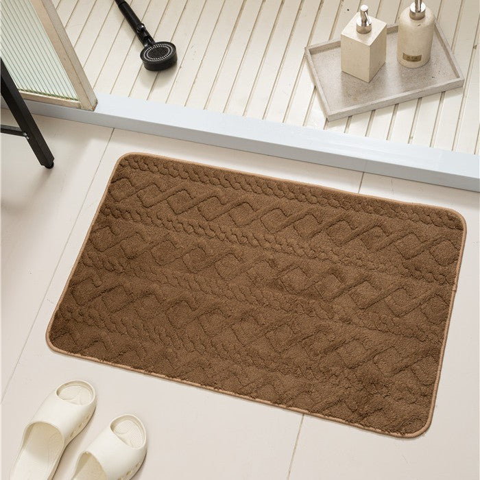 Textured Non-Slip Bathroom Mat Kalsten