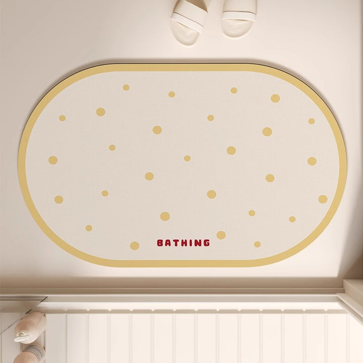 Playful Bath Mat for Bathroom Floor Decor