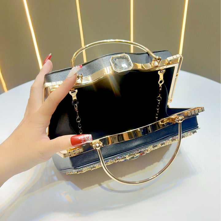 Ornate Bejeweled Evening Handbag
