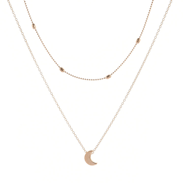 Heart-Shaped Charm Layered Necklace Kalsten