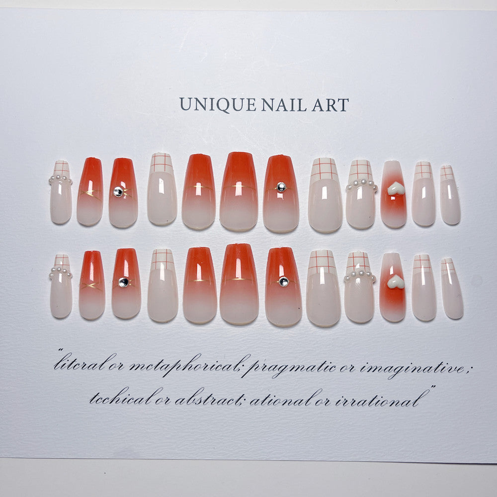 Decorative Press-On Nail Art Set  1791804135