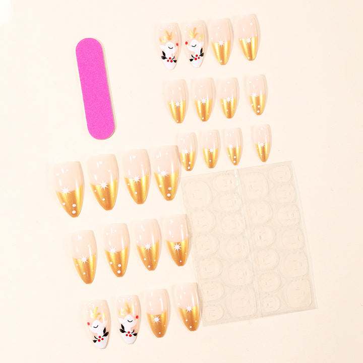 Decorative Glitter Stiletto Nail Art Extensions Kalsten