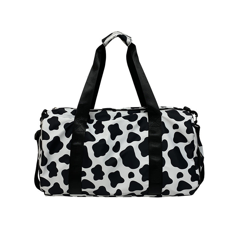 Fashionable Zebra Patterned Gym Duffle Bag Kalsten