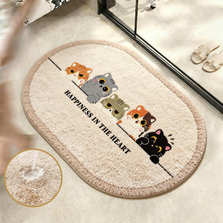 Cartoon Character Bath Rug for Home