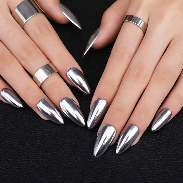 Acrylic nail set with elegant shape and shine Kalsten