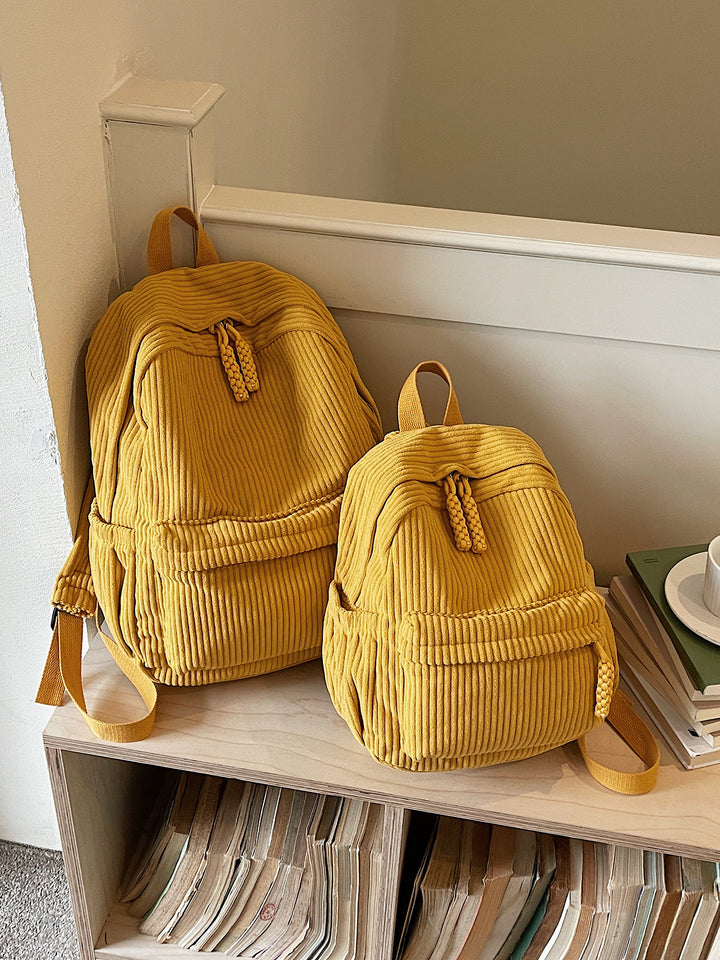 Corduroy Multi-Pocket Backpack Kalsten