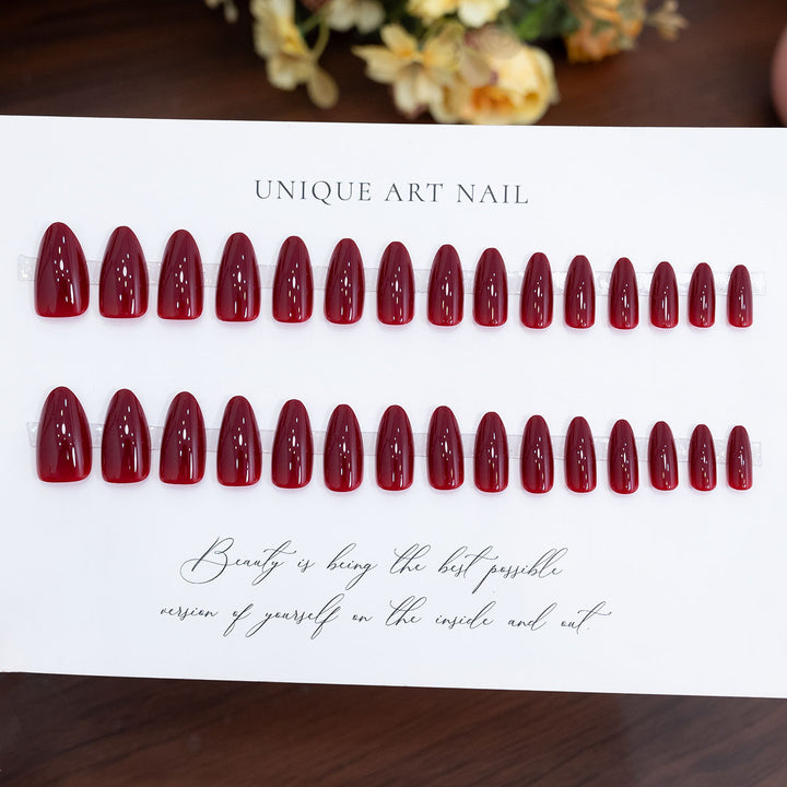 Elegant Long Almond Press-On Nails