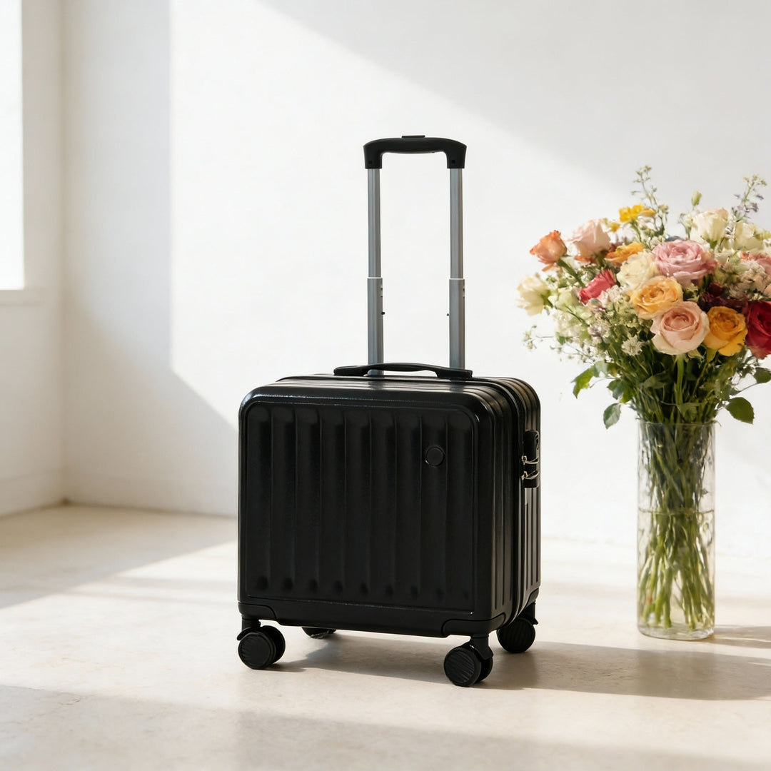 hardshell carry-on suitcase with telescopic handle and 360 degree spinner wheels Kalsten
