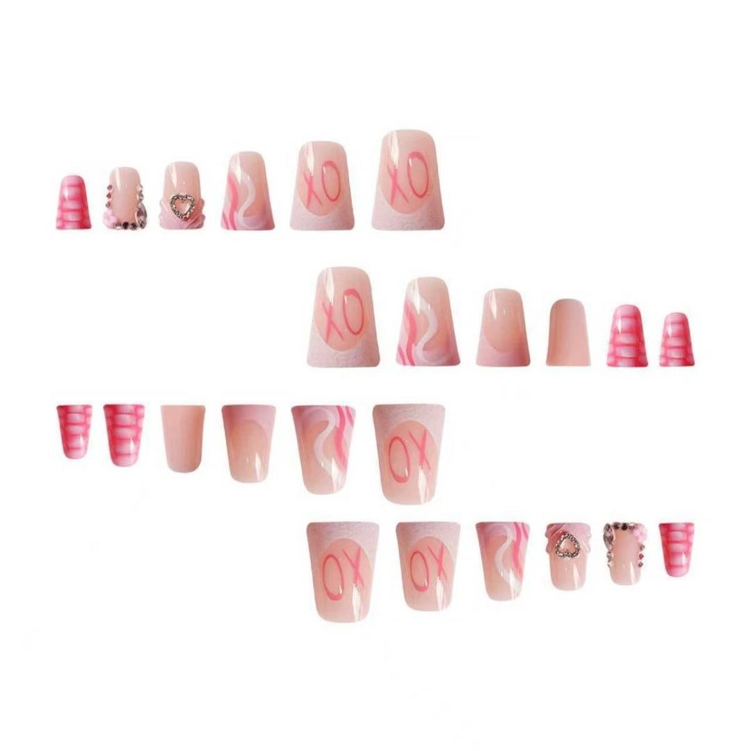 Elegant Decorative Acrylic Nail Set Kalsten