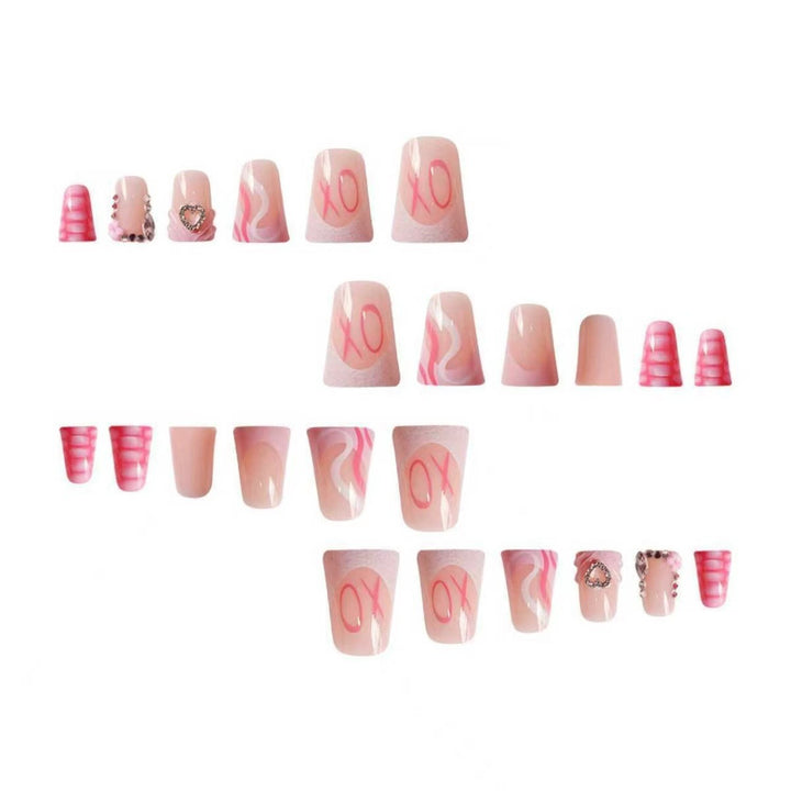 Elegant Decorative Acrylic Nail Set Kalsten