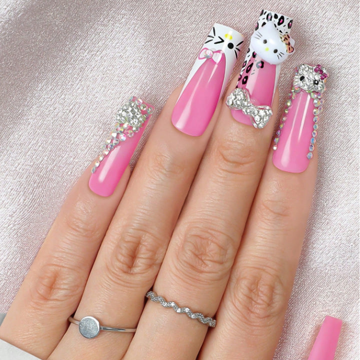 Decorative Glittering Nail Art Tips
