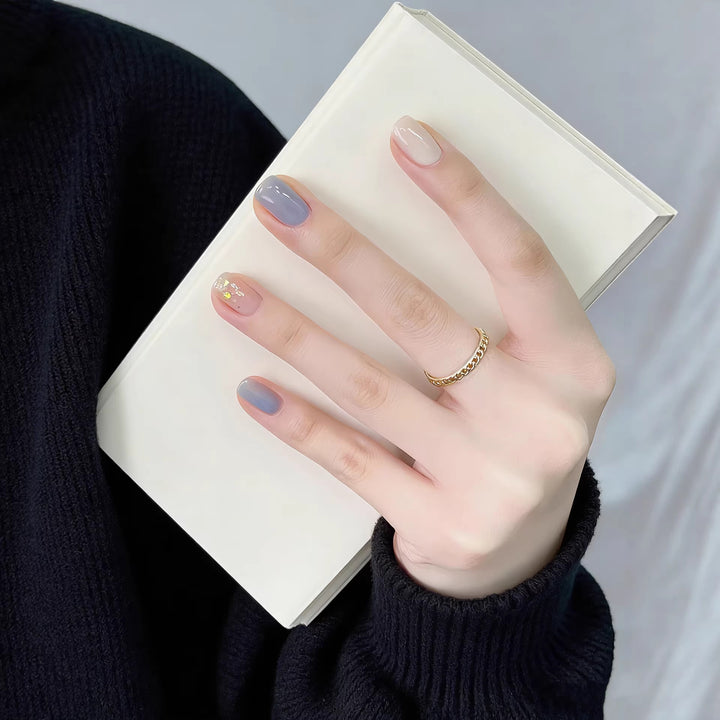 Artistic Gradient Press-On Nails